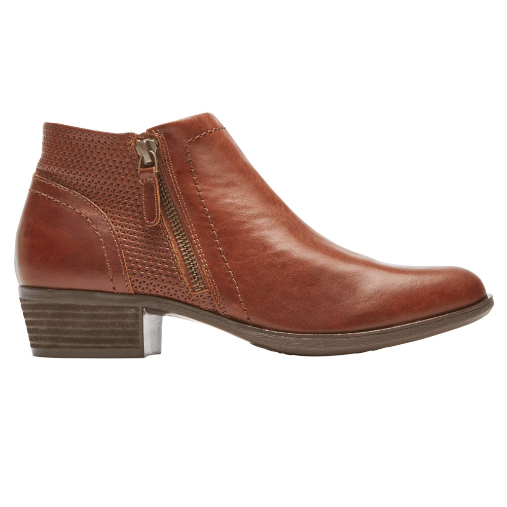 Botines Rockport Mujer Mexico - Cobb Hill Oliana Marrom - GRHSF9537